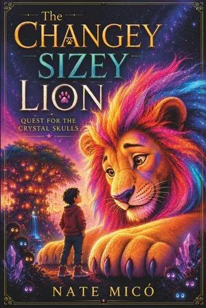 The Changey-Sizey Lion by Nate Micó, book cover